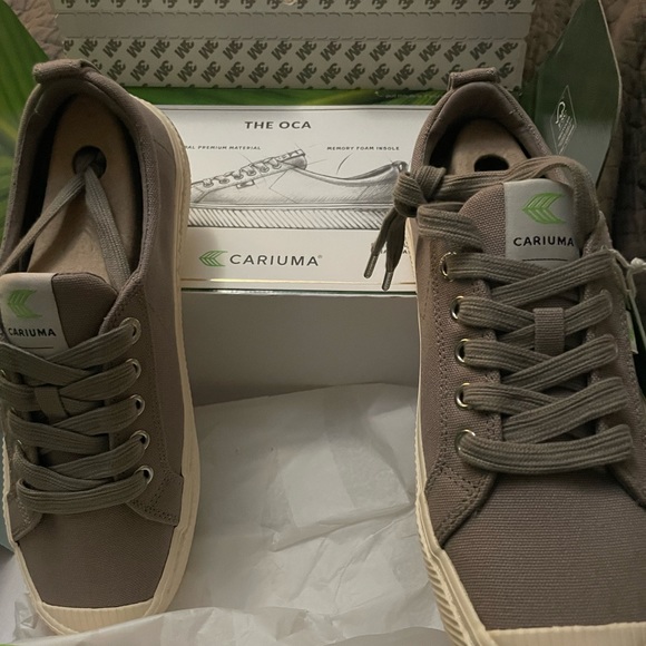 OCA Low Mystic Grey Canvas Sneakers - Picture 4 of 7